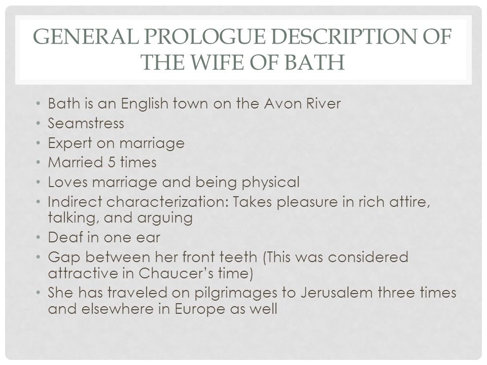 The Wife of Bath's Tale in The Canterbury Tales: Prologue & Summary